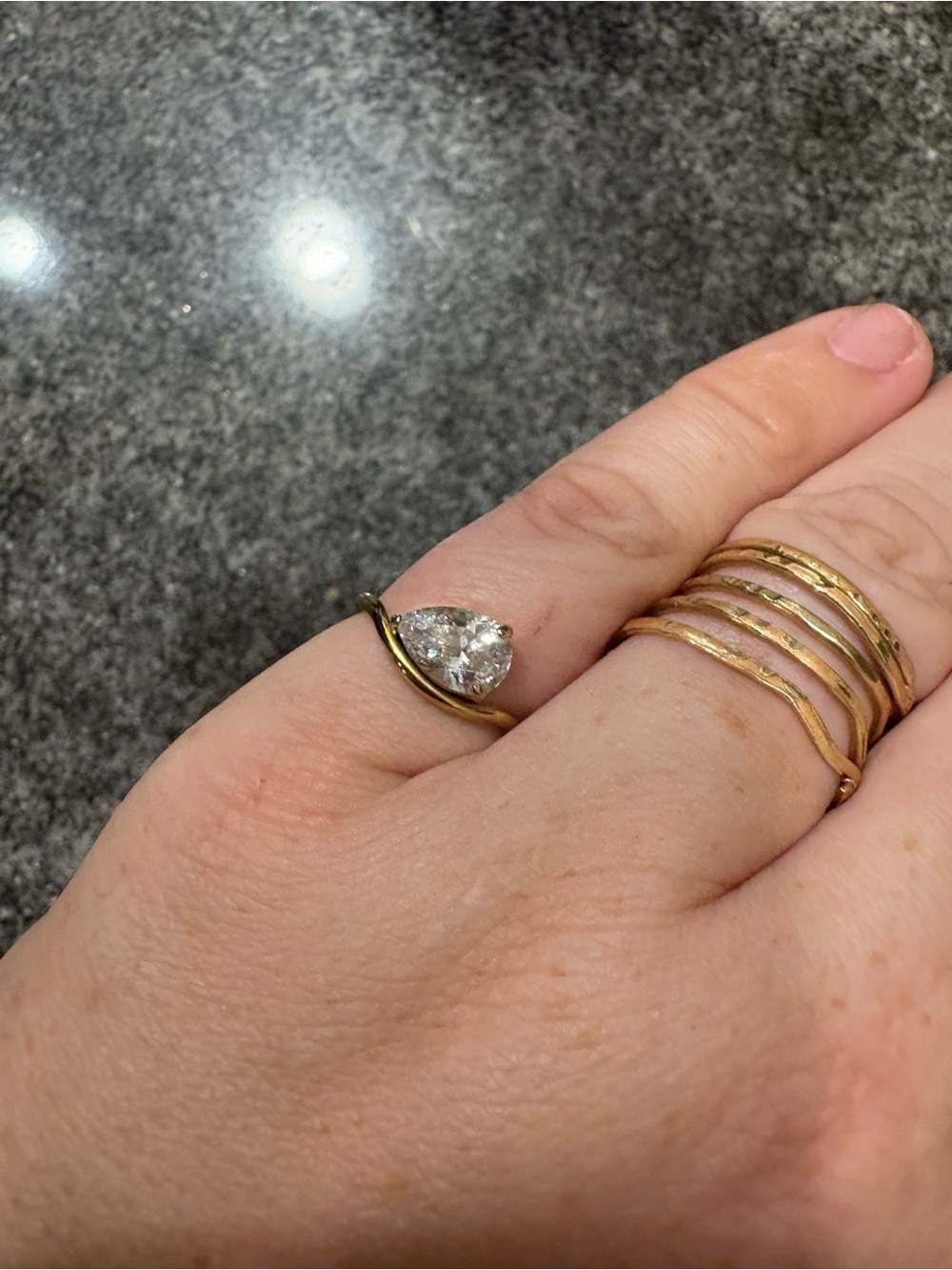 Indigo Lune Pia Ring